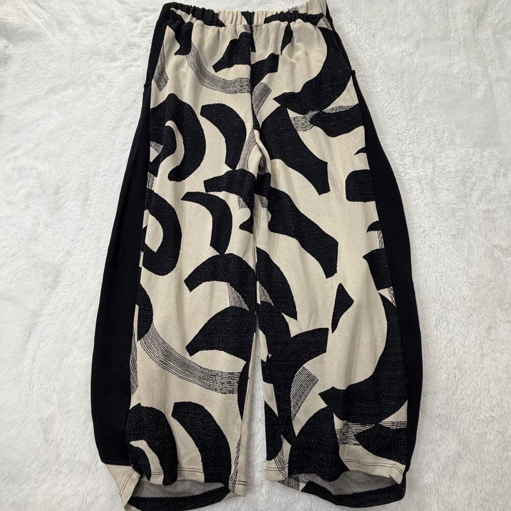 Kozan By Wild Curves Napa Valley Jade Pants Womens Large Wide Leg Lantern NWT - Picture 9 of 10